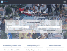 Tablet Screenshot of chicagohealthatlas.org